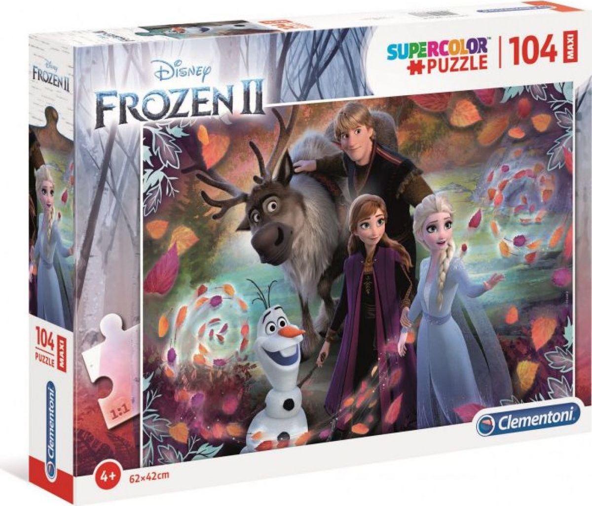 Clementoni Disney Puzzle Maxi 104 dílků Frozen 2 - obrázek 1