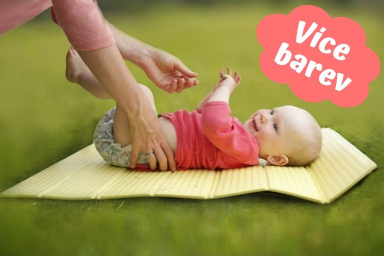VELKÁ SKLÁDACÍ PODLOŽKA BABY-PAD - více barev - obrázek 1