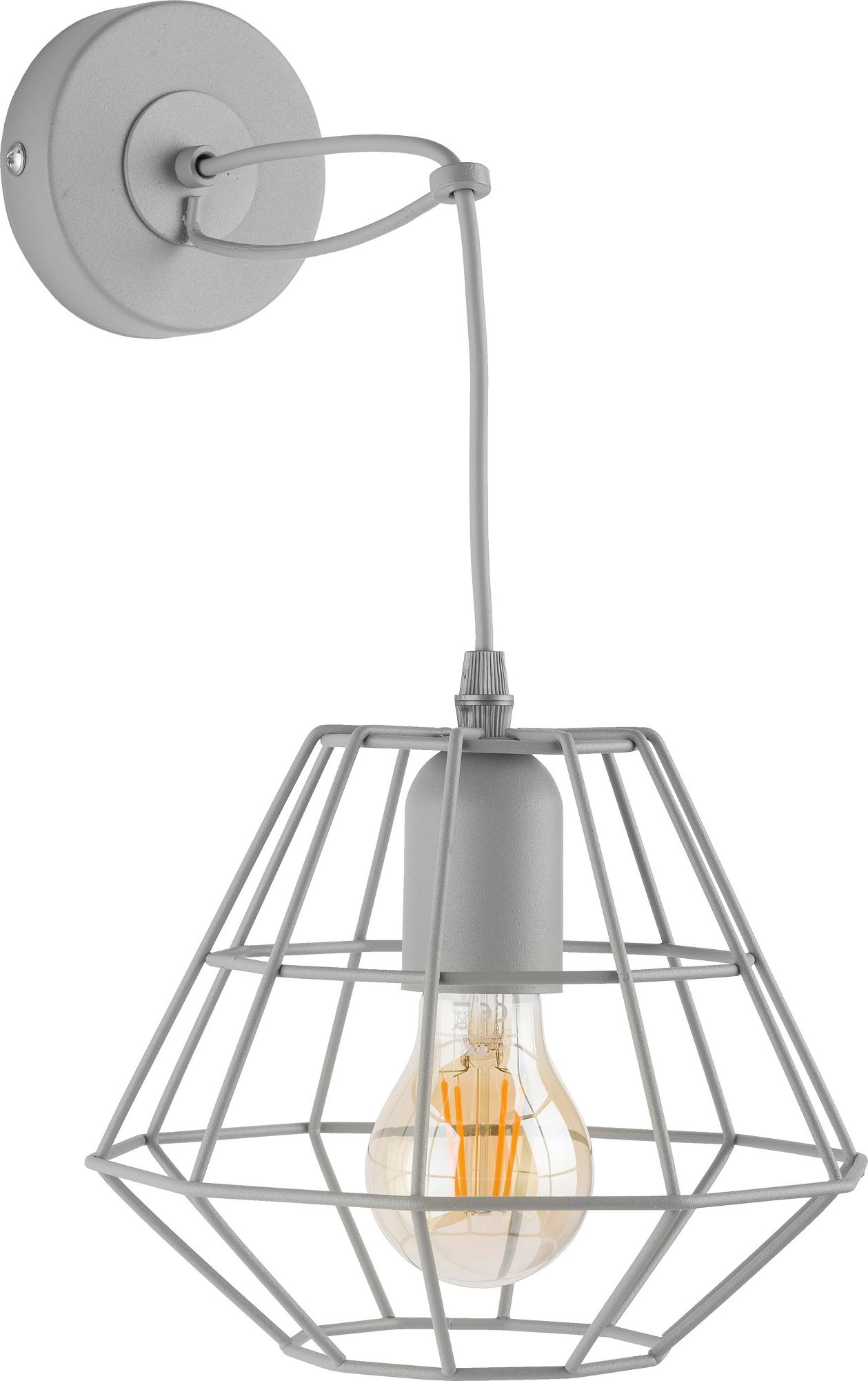 NÁSTĚNNÉ SVÍTIDLO DIAMOND GREY - obrázek 1