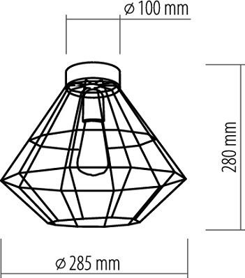 STROPNÍ SVÍTIDLO DIAMOND WHITE - obrázek 2