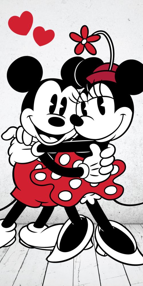 OSUŠKA MICKEY A MINNIE IN LOVE - obrázek 1