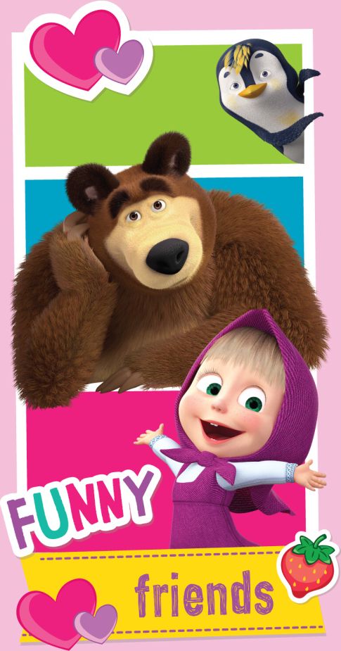 OSUŠKA MÁŠA A MEDVĚD FRIENDS - obrázek 1
