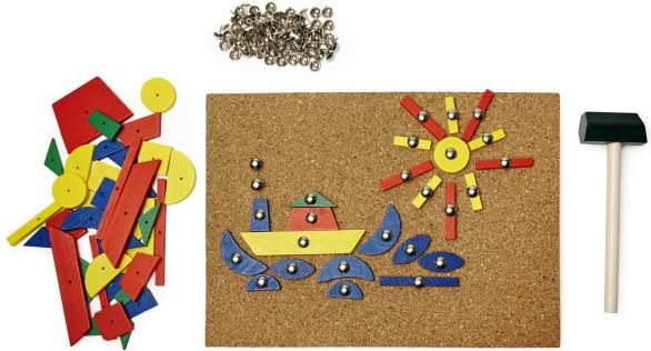 Kreativní sada s kladívkem a připínáčky - obrázek 1