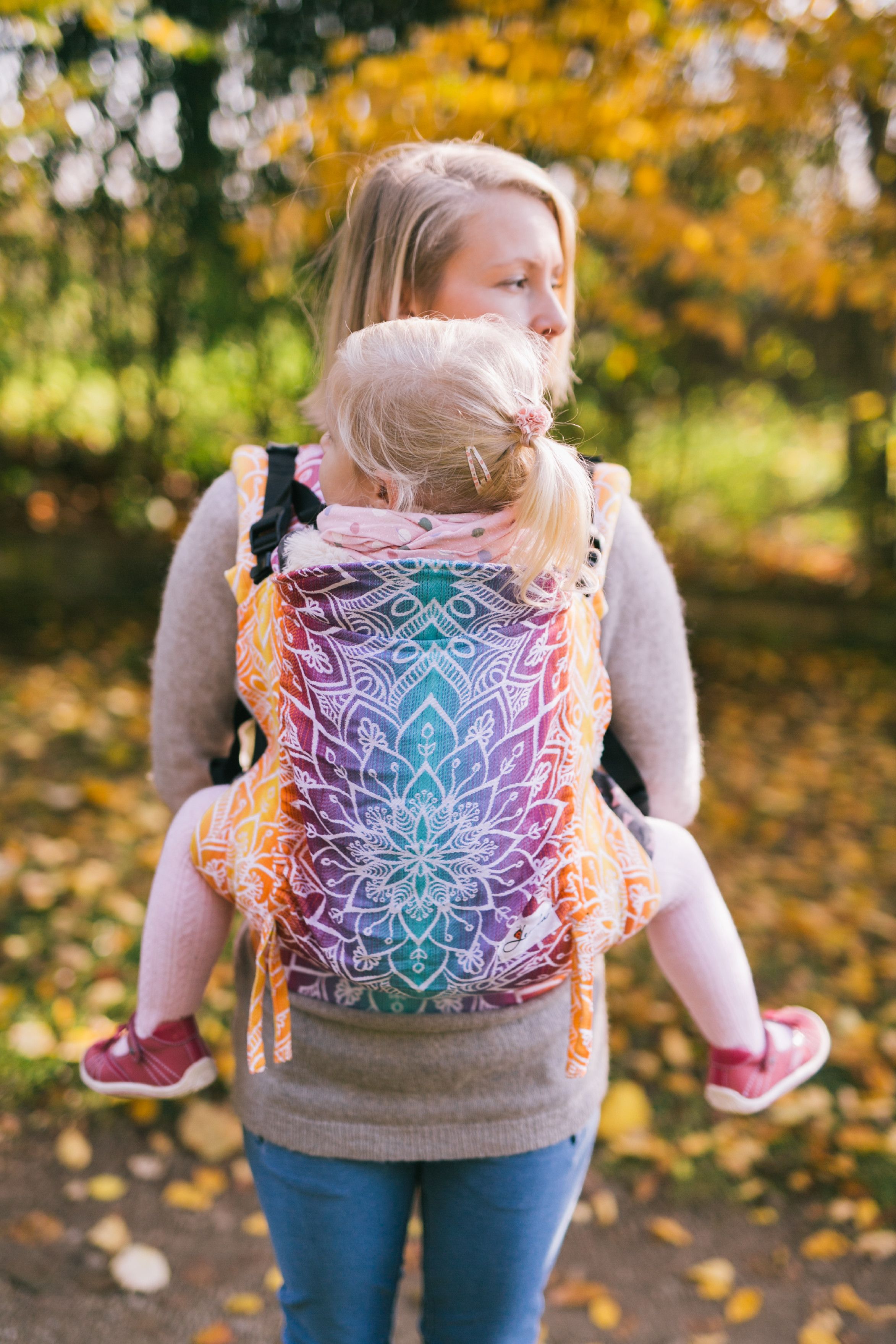 Be Lenka Nosítko Lenka Toddler Mandala - Night Ramenní popruhy: Klasické bez možnosti kríženia - obrázek 1