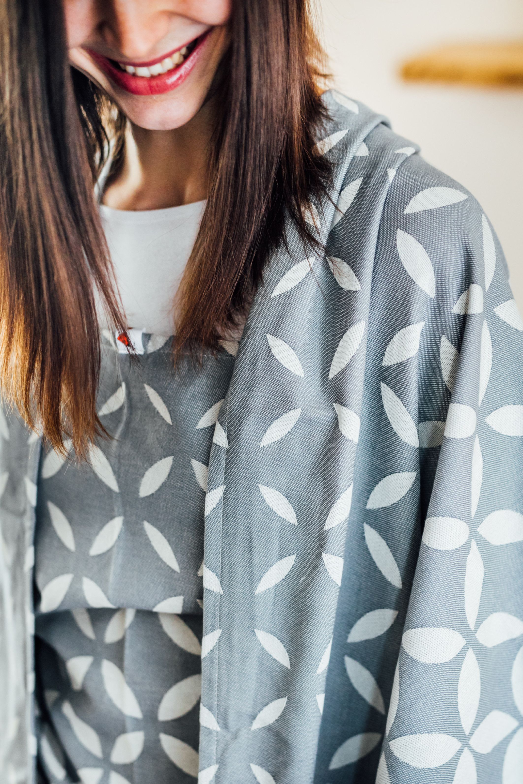 Be Lenka Šátek Lenka Classic - Grey Velikost: 3,6 m - obrázek 3