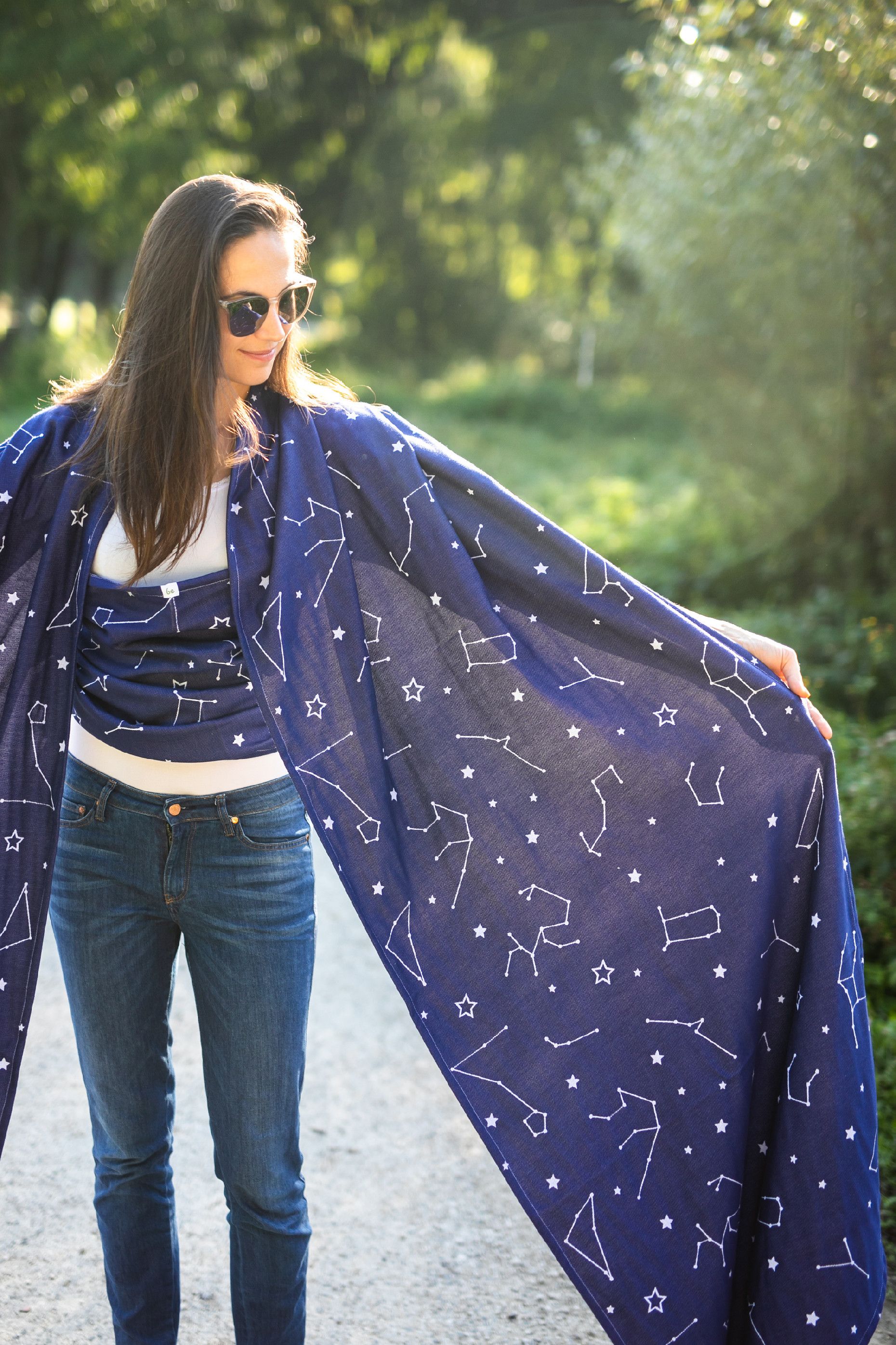 Be Lenka Šátek Lenka Souhvězdí - modré Velikost: 5,2 m - obrázek 2