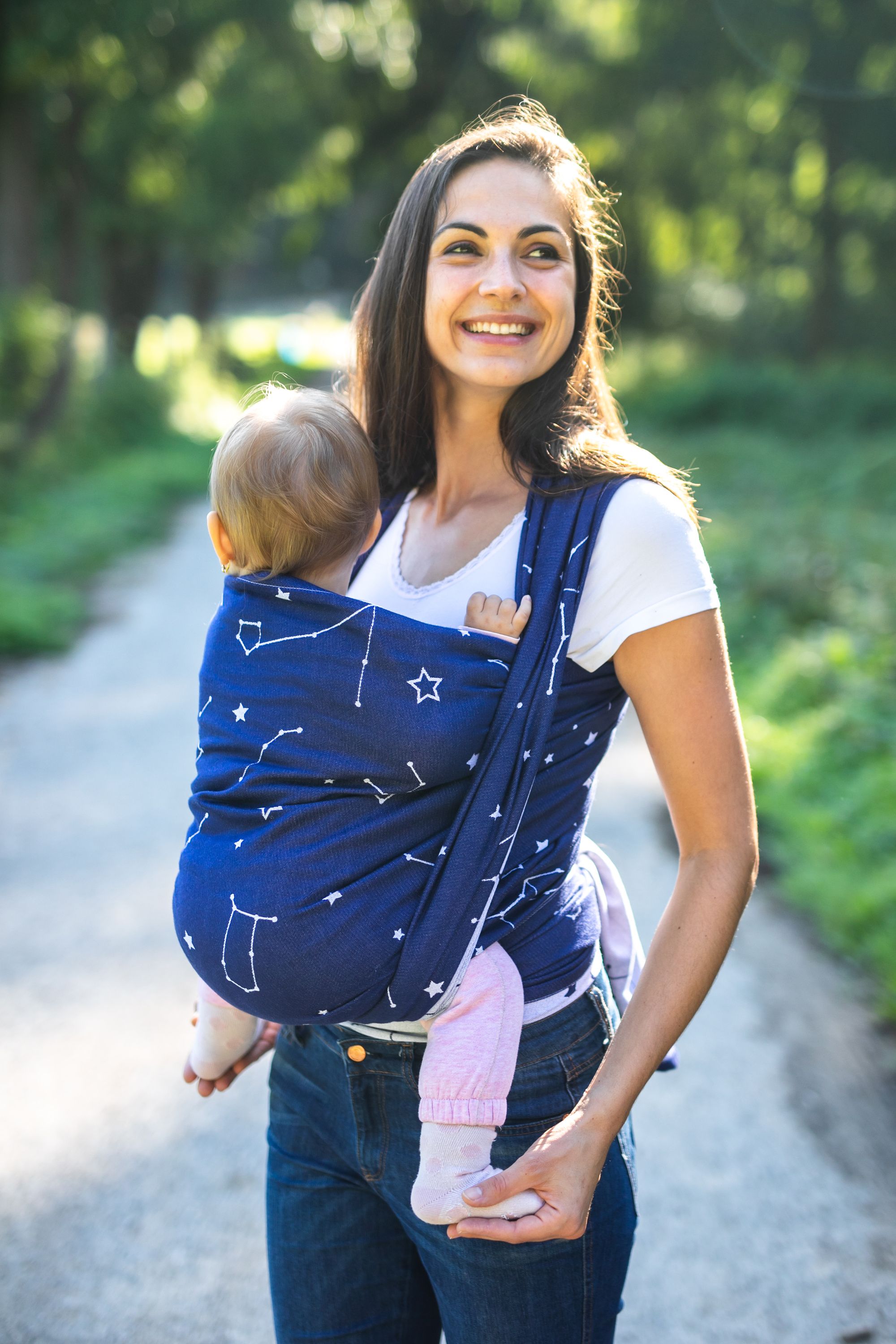 Be Lenka Šátek Lenka Souhvězdí - modré Velikost: 5,2 m - obrázek 4