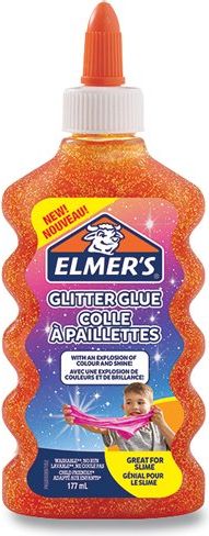 ELMER´S Lepidlo Glitter Glue oranžové, 177 ml - obrázek 1