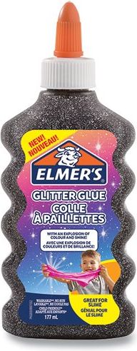 ELMER´S Lepidlo Glitter Glue černé, 177 ml - obrázek 1