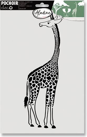 AladinE Plastová šablona - Žirafa 20 x 30 cm - obrázek 1