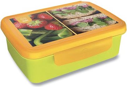 Zdravá sváča Svačinový box s recepty a kupónem zelená/žlutá - obrázek 1