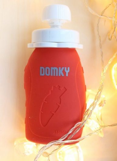 Domky Silikonová kapsička, 180 ml - červená - obrázek 1