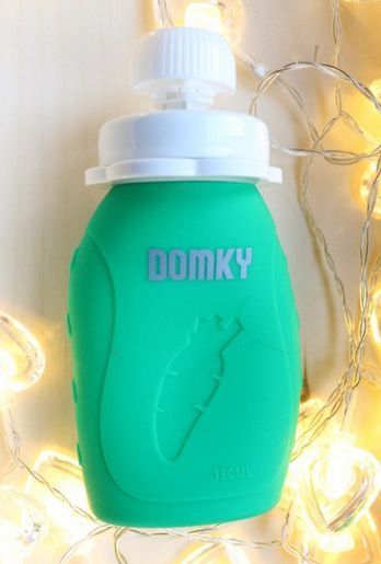 Domky Silikonová kapsička, 180 ml - zelená - obrázek 1