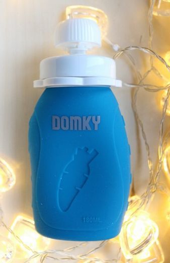 Domky Silikonová kapsička, 180 ml - modrá - obrázek 1