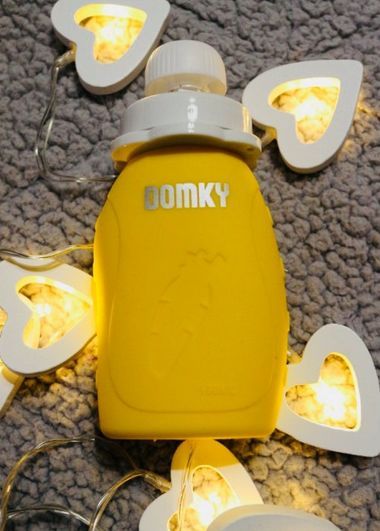 Domky Silikonová kapsička, 180 ml - žlutá - obrázek 1