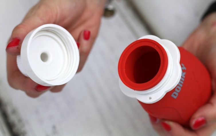 Domky Silikonová kapsička, 180 ml - růžová - obrázek 2