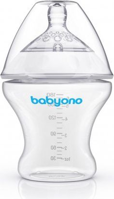 Antikoliková láhev Baby Ono 180 ml, Transparentní - obrázek 1
