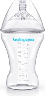 Antikoliková láhev Baby Ono 260 ml, Transparentní - obrázek 1