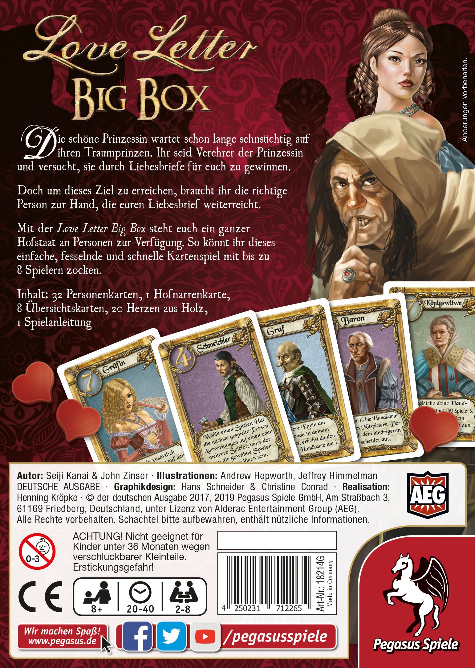AEG Love Letter: Big Box DE - obrázek 2