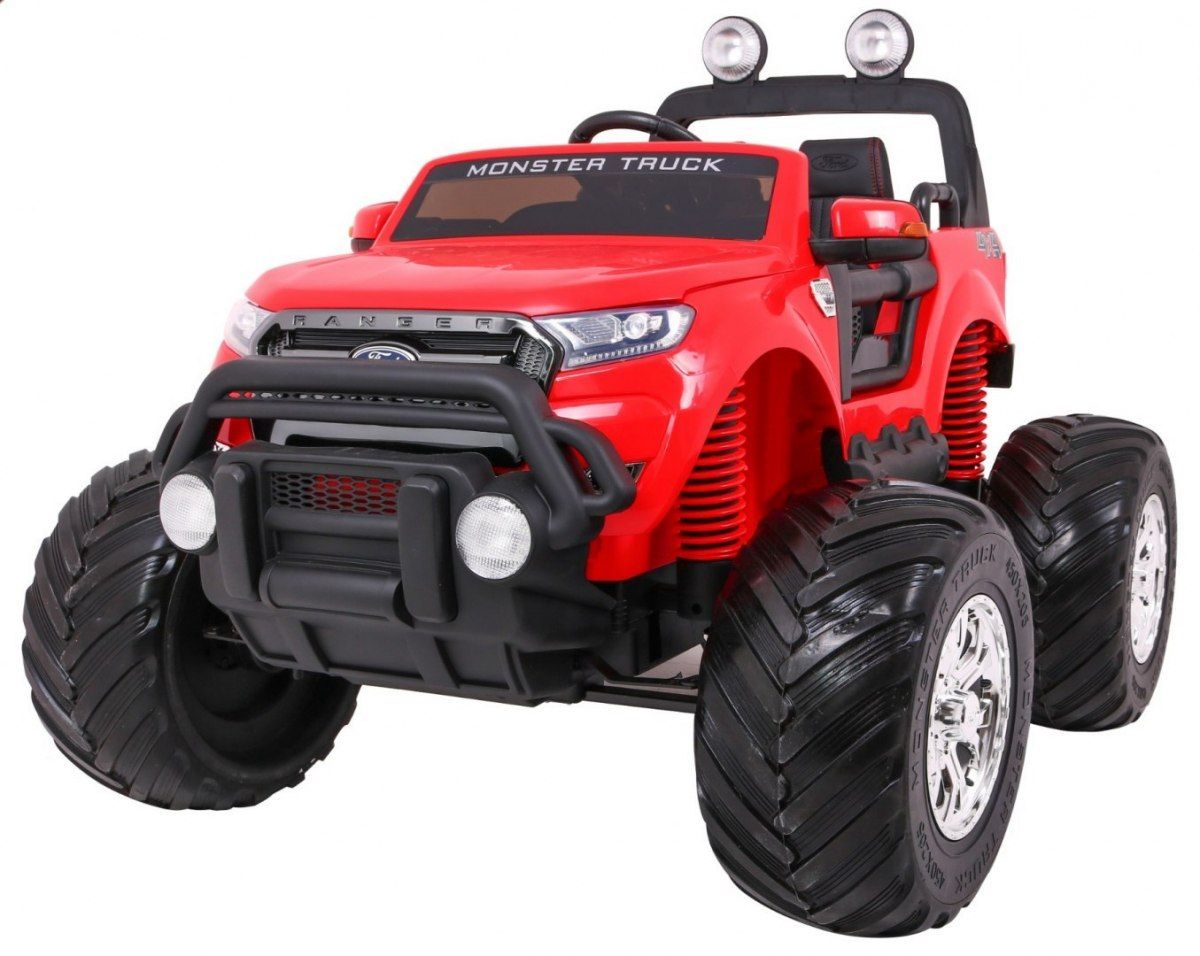 Mamido  Dětské elektrické auto Ford Ranger monster červené - obrázek 1
