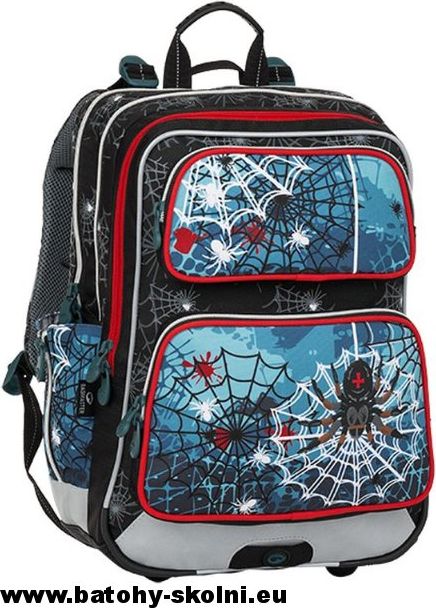 Školní batoh Pavouk 3 dílný set Bagmaster GALAXY 8 B - Doprava Zdarma - obrázek 2