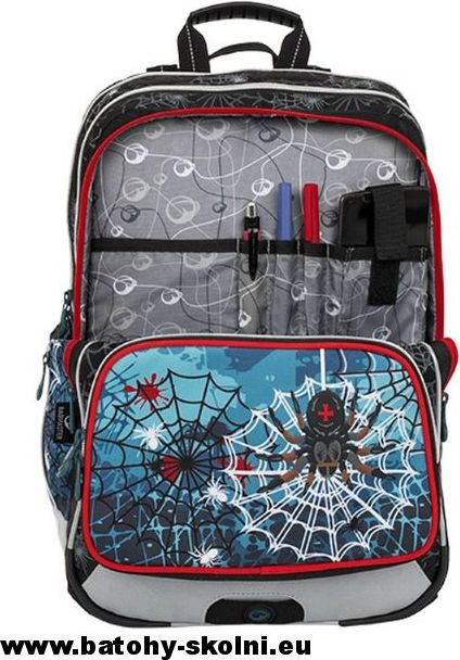 Školní batoh Pavouk 3 dílný set Bagmaster GALAXY 8 B - Doprava Zdarma - obrázek 6
