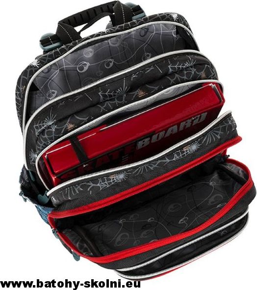 Školní batoh Pavouk 3 dílný set Bagmaster GALAXY 8 B - Doprava Zdarma - obrázek 8