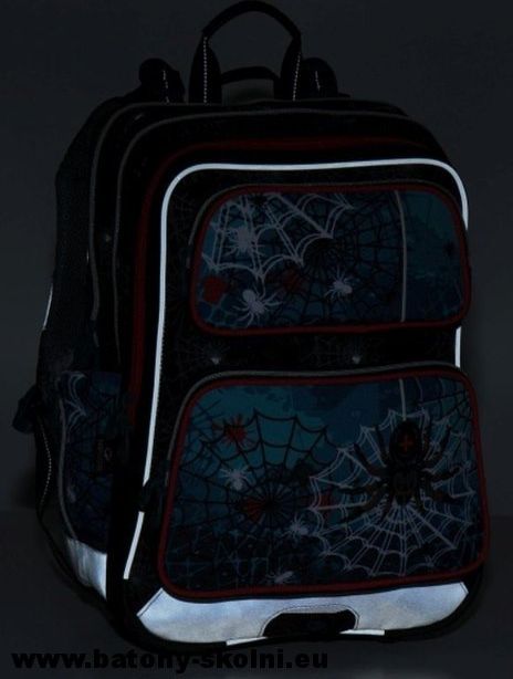 Školní batoh Pavouk 3 dílný set Bagmaster GALAXY 8 B - Doprava Zdarma - obrázek 9