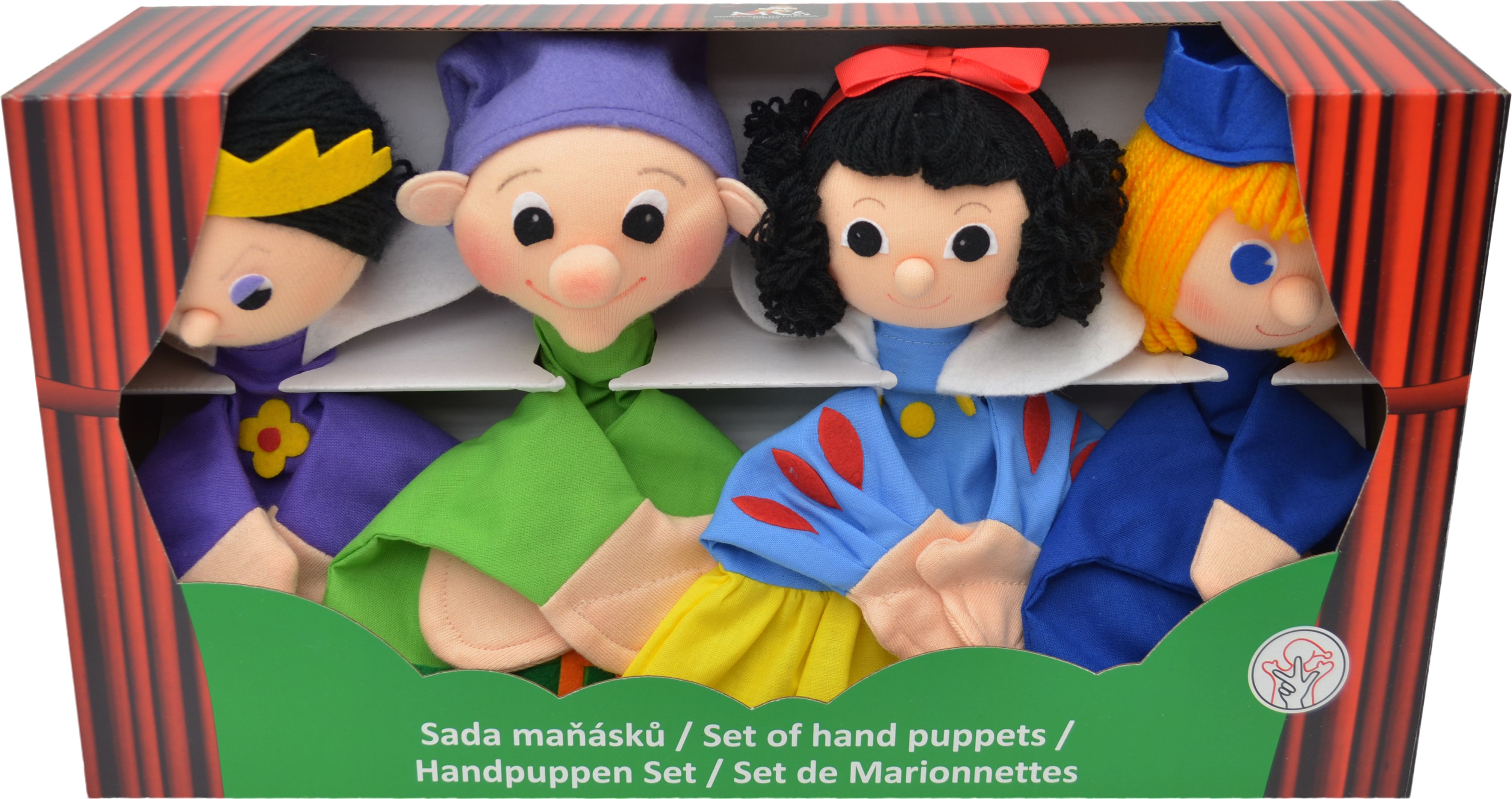 Krabička maňásků na ruku - Sněhurka - obrázek 2