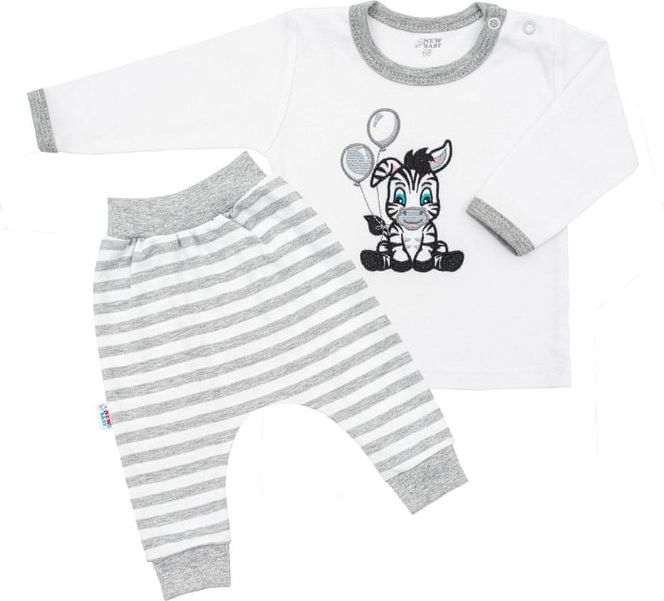 NEW BABY 2-dílná kojenecká souprava New Baby Zebra exclusive - 2-dílná kojenecká souprava New Baby Zebra exclusive - obrázek 1