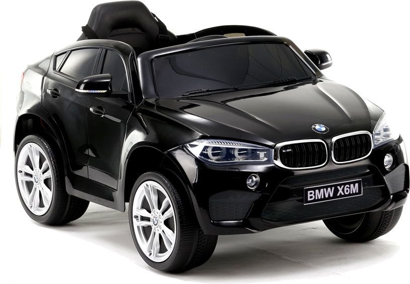 Mamido  Elektrické autíčko BMW X6 lakované černé - obrázek 1