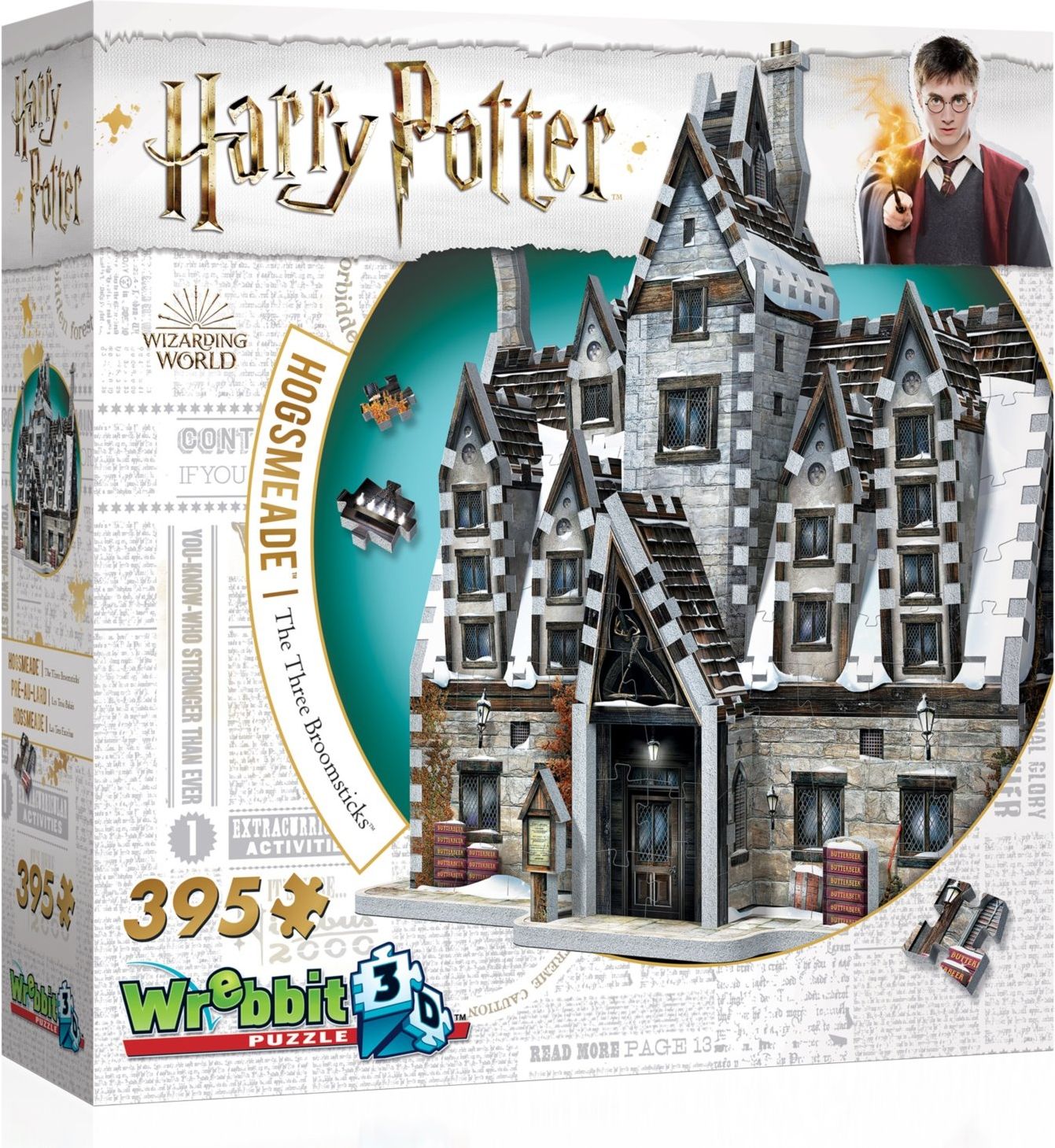 3D Puzzle Harry Potter: U Tří Košťat 395 dílků - obrázek 1