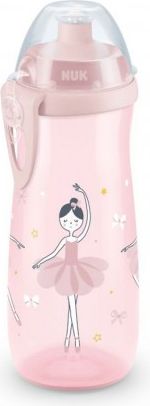 Dětská láhev NUK Sports Cup 450 ml růžová, Růžová - obrázek 1