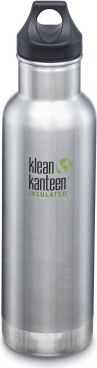 Nerezová termolahev Klean Kanteen Insulated Classic w/Loop Cap - brushed stainless 592 ml - obrázek 1