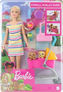 Barbie Panenka na vycházce s pejskem GHV92 - obrázek 1