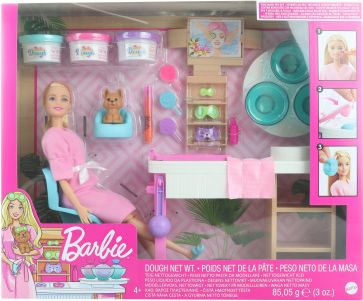 Barbie Salón krásy herní set s běloškou GJR84 TV 1.9.-31.12.2020 - obrázek 1