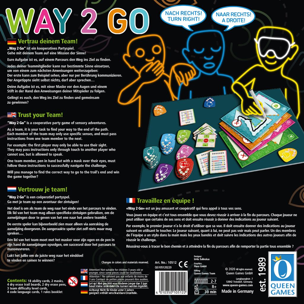Queen games Way 2 Go EN/FR/NL/DE - obrázek 2