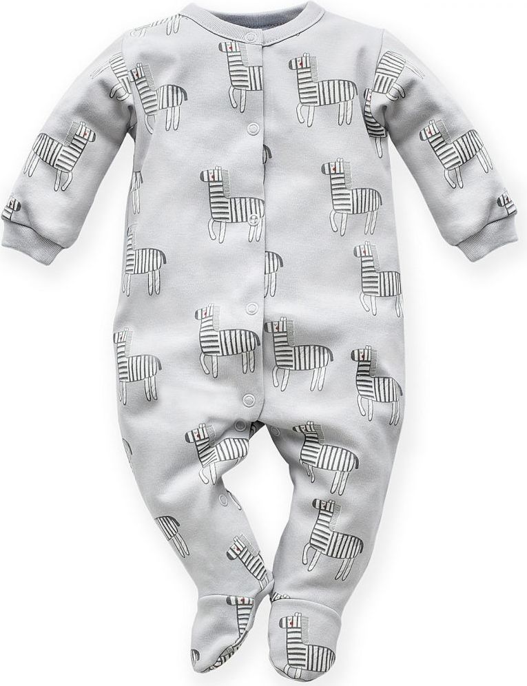 Overal Pinokio Wild Animals Zebra Grey - obrázek 1