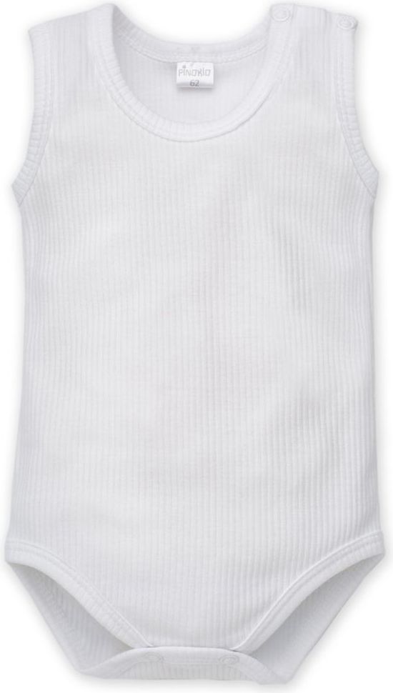 Body bez rukávů Pinokio White - obrázek 1