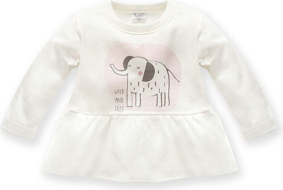 Šatičkové tričko Pinokio Wild Animals Elephant Ecru - obrázek 1