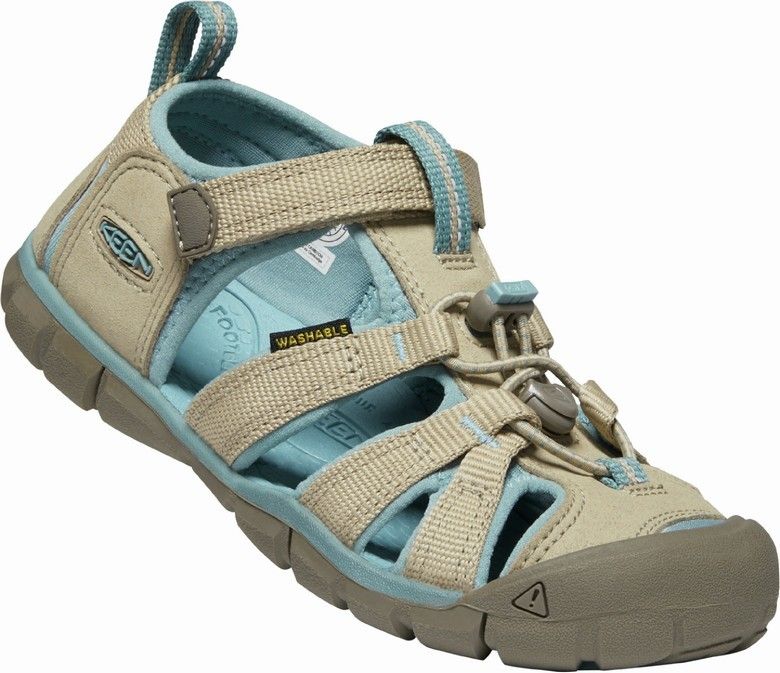 KEEN SEACAMP II CNX YOUTH JR safari/smoke blue velikost: US2 - 34 EU - obrázek 2