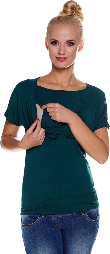My Tummy Kojíci halenka "Wrap" Barva: Zelená, Velikost: S - obrázek 10