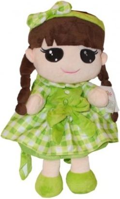 Tulilo Dětský batůžek panenka Kajka - zelený - obrázek 1