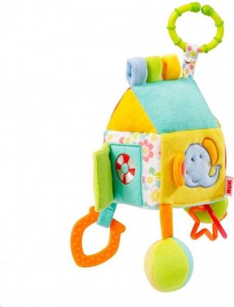 Dětská plyšová hračka NUK Domeček, Multicolor - obrázek 1
