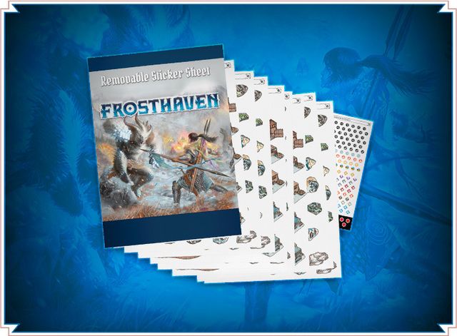 Sinister Fish Games Frosthaven Removable Sticker Set - obrázek 1