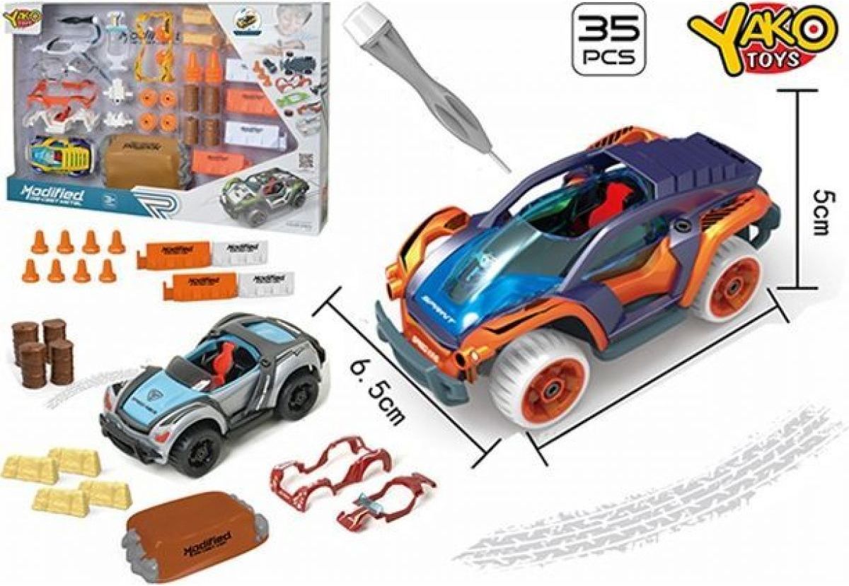 Hm Studio Stavebnice Auto 2v1 32 dílků 1:32