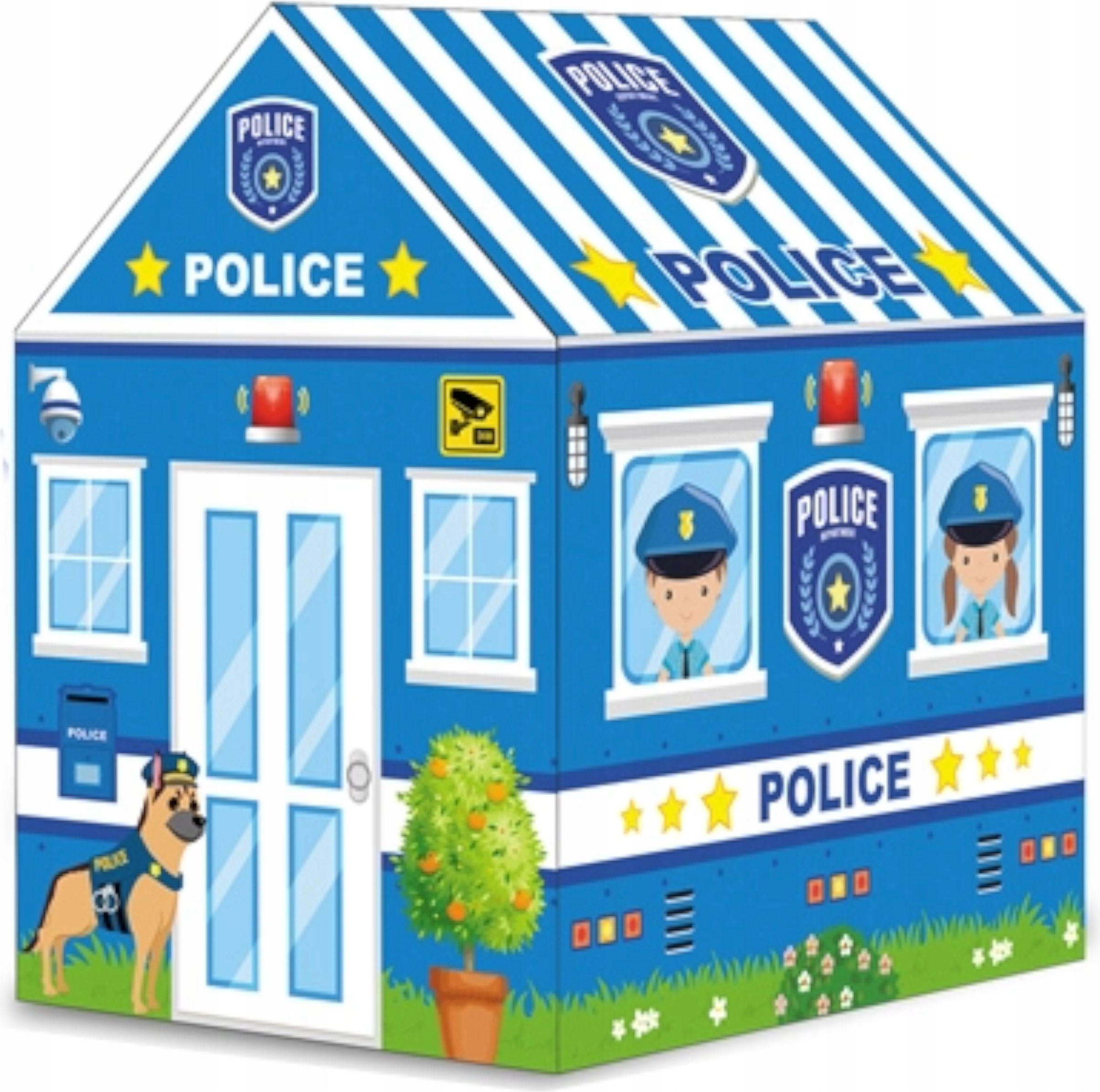 Dětský stan Policie s podlahou - obrázek 2
