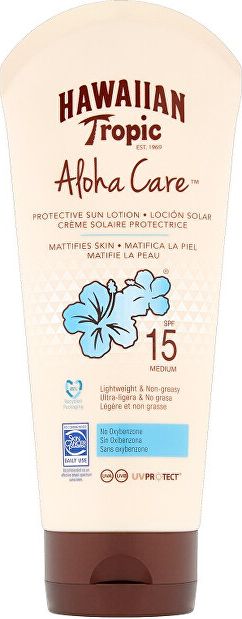 Hawaiian Tropic Opalovací mléko zmatňující SPF 15 Aloha Care (Protective Sun Lotion Mattifies Skin)  180 ml - obrázek 1