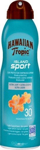Hawaiian Tropic Sprej na opalování SPF 30 Island Sport (Sun Protection Spray) 220 ml - obrázek 1