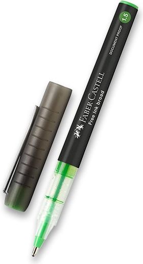 Faber-Castell Roller Free Ink 1,5 světle zelený 348366 - obrázek 1